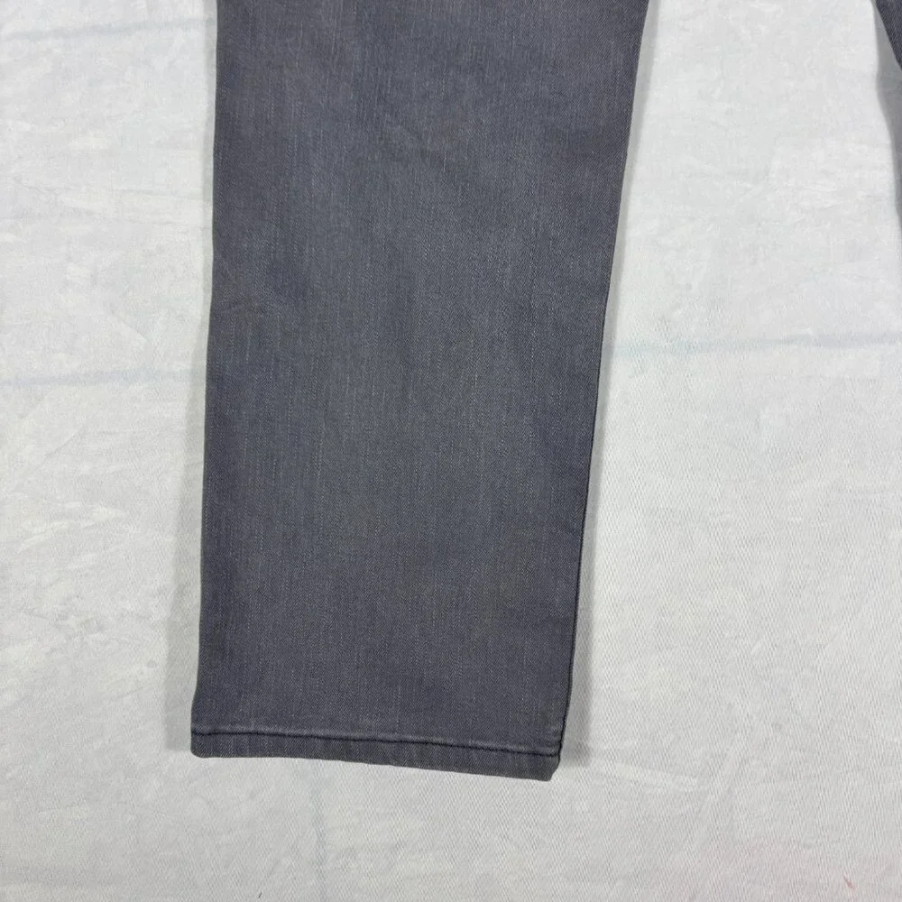 Levi's 511 Straight-Leg Jeans Mens Gray Denim Charcoal Wash Outdoor Size W42 L30